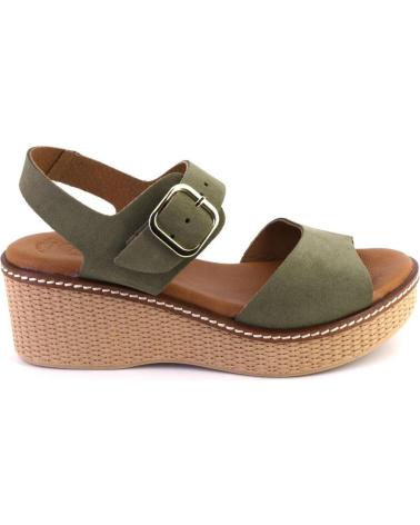 Sandalias de Mujer KAOLA 2661 SANDALIAS DE MUJER ANTE SERRAJE KAKI