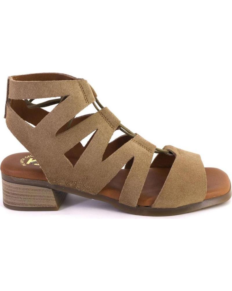 Sandalen für Damen KAOLA 2682SERRAJE SANDALIAS DE MUJER ANTE SERRAJE ARENA