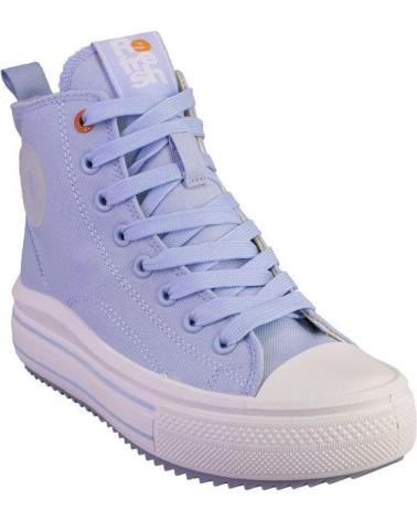 Deportivas de Mujer REFRESH 172722 LONAS DE MUJER BEIGE AZUL CELESTE