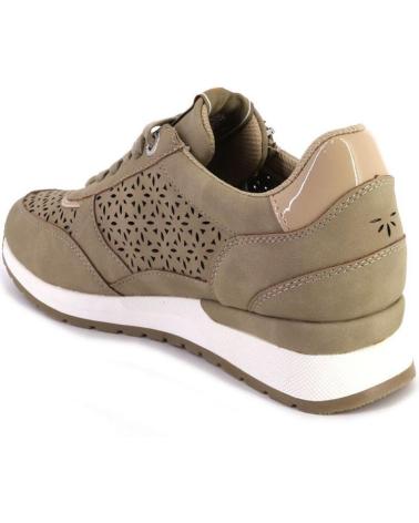 Deportivas de Mujer REFRESH 172789 ZAPATILLAS CASUAL DE MUJER NEGRO BEIGE