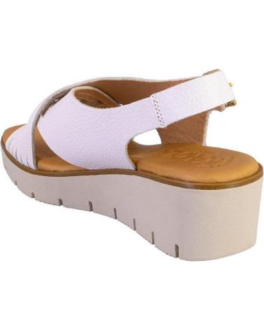 Sandalen für Damen KAOLA 2451BOMBI SANDALIAS DE MUJER PIEL BLANCO