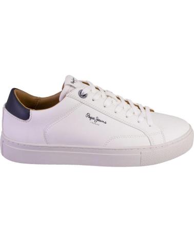 Sportif pour Homme PEPE JEANS PMS00048 ZAPATILLAS CASUAL DE HOMBRE BLANCO