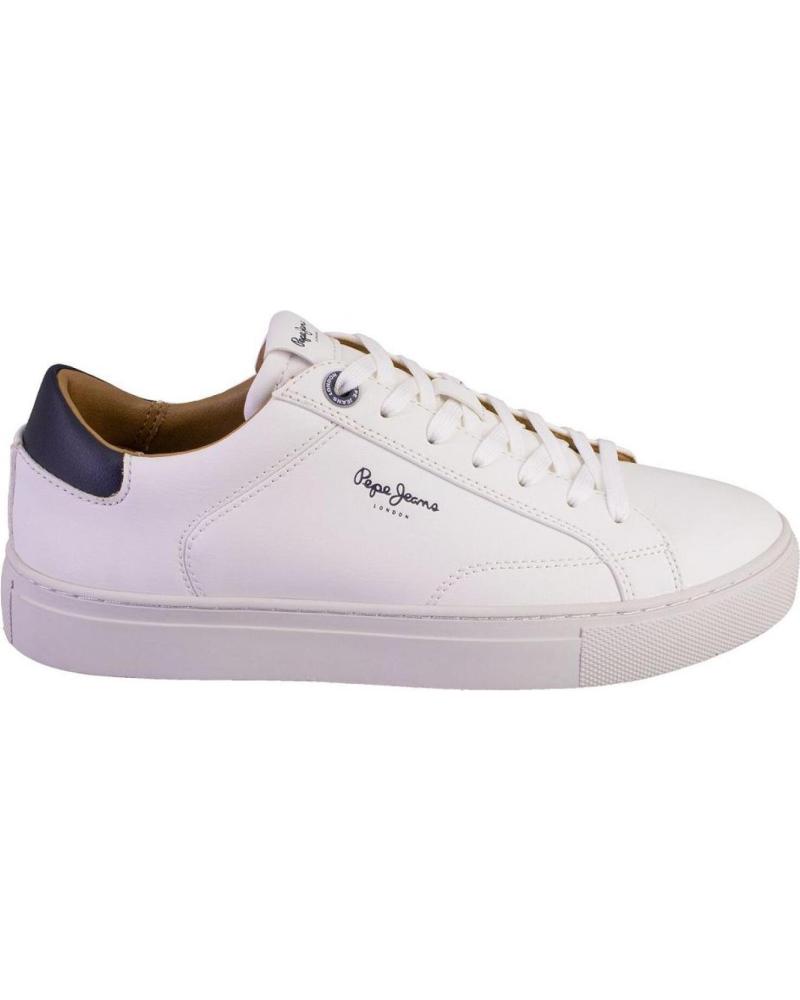 Sportif pour Homme PEPE JEANS PMS00048 ZAPATILLAS CASUAL DE HOMBRE BLANCO