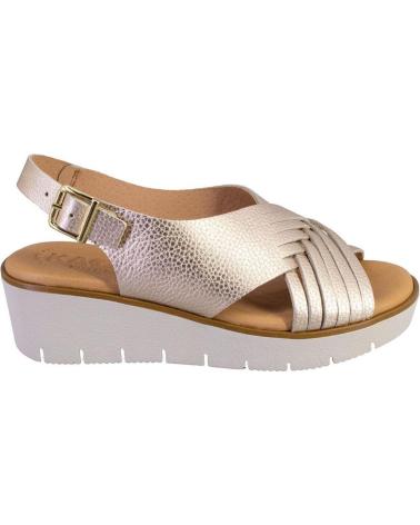 Sandalen für Damen KAOLA 2451BOMBI SANDALIAS DE MUJER PIEL PLATINO