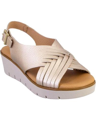 Sandalen für Damen KAOLA 2451BOMBI SANDALIAS DE MUJER PIEL PLATINO