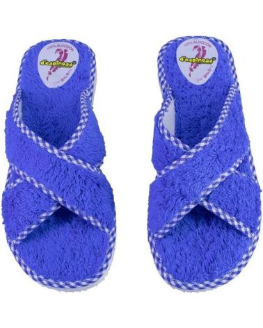 Pantofole per Donna DESPINOSA 1431 ZAPATILLAS DE CASA DE MUJER AZUL MARINO