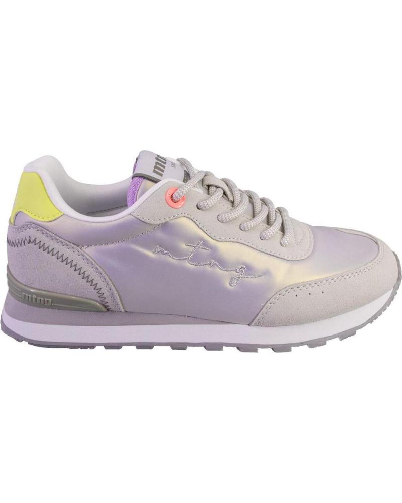 Sportif pour Femme MTNG MUSTANG 60439-25 ZAPATILLAS CASUAL DE MUJER PLATA