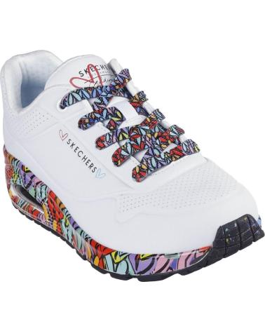 Sportivo per Donna SKECHERS 177918 ZAPATILLAS CASUAL DE MUJER BLANCO