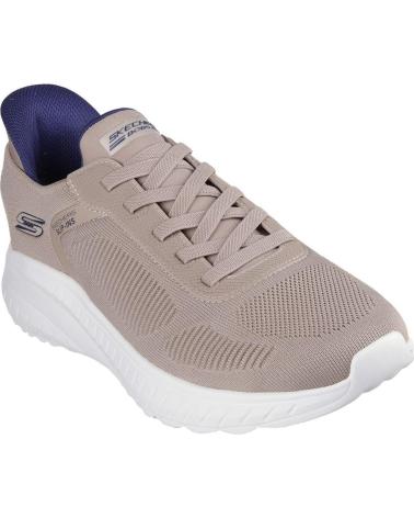 Sportivo per Uomo SKECHERS 118312 ZAPATILLAS CASUAL DE HOMBRE SLIP INS TAUPE