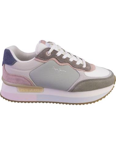 Sportif pour Femme PEPE JEANS PLS60034 ZAPATILLAS CASUAL DE MUJER VERDE