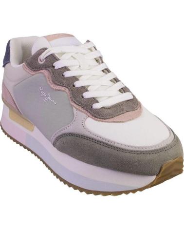 Sportif pour Femme PEPE JEANS PLS60034 ZAPATILLAS CASUAL DE MUJER VERDE
