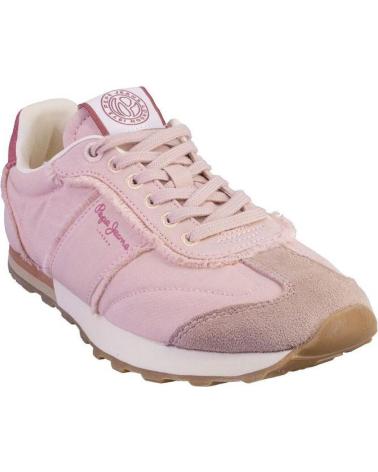 Sportif-De-Mujer-PEPE-JEANS-PLS40034-ZAPATILLAS-CASUAL-DE-MUJER-ROSA