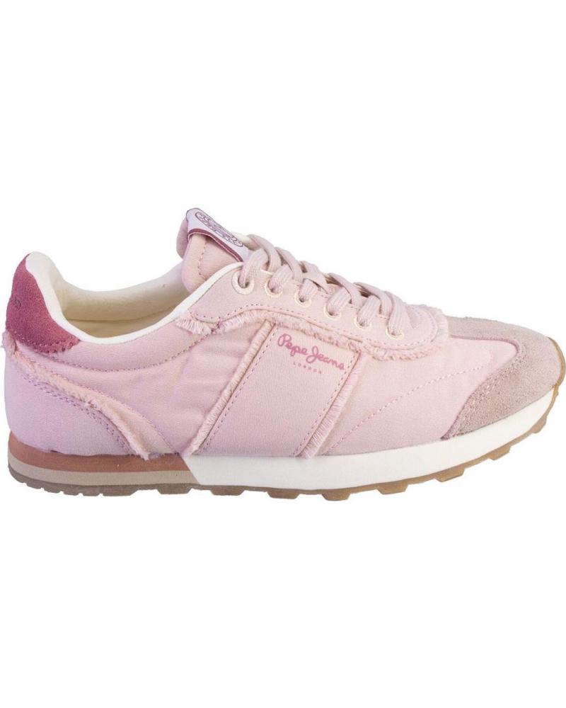 Sportif-De-Mujer-PEPE-JEANS-PLS40034-ZAPATILLAS-CASUAL-DE-MUJER-ROSA