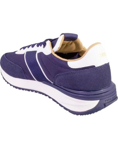 Sportif pour Homme PEPE JEANS PMS60038 ZAPATILLAS CASUAL DE HOMBRE AZUL MARINO