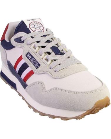 Sportif pour Homme PEPE JEANS PMS40027 ZAPATILLAS CASUAL DE HOMBRE HIELO