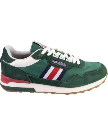 Sportif pour Homme PEPE JEANS PMS40027 ZAPATILLAS CASUAL DE HOMBRE VERDE
