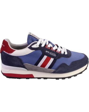 Sportif pour Homme PEPE JEANS PMS40027 ZAPATILLAS CASUAL DE HOMBRE AZUL MARINO