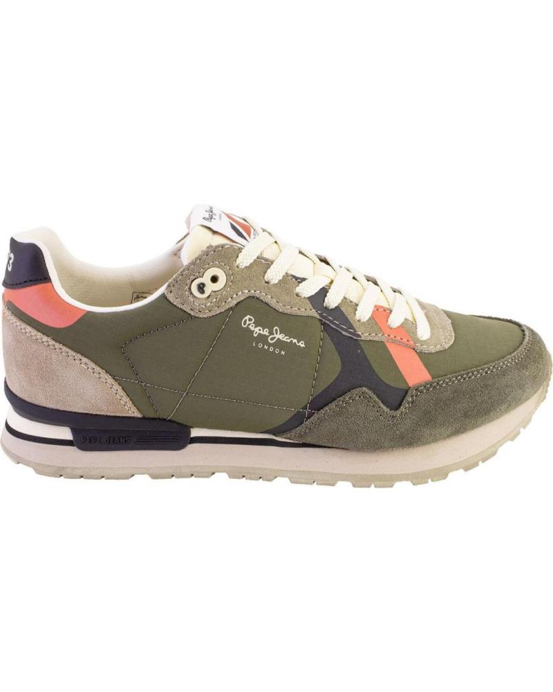 Sportif pour Homme PEPE JEANS PMS40029 ZAPATILLAS CASUAL DE HOMBRE KAKI