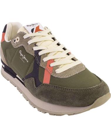 Sportif pour Homme PEPE JEANS PMS40029 ZAPATILLAS CASUAL DE HOMBRE KAKI