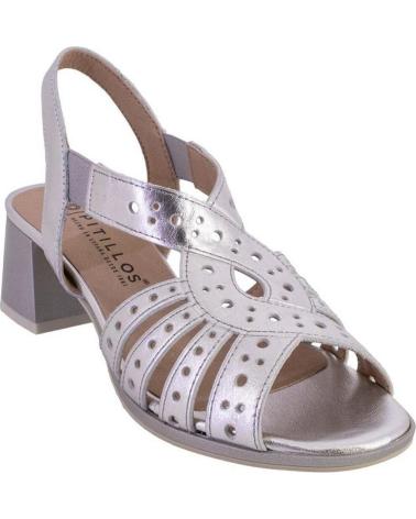 Sandali per Donna PITILLOS 10530 SANDALIAS DE MUJER PIEL PLATA