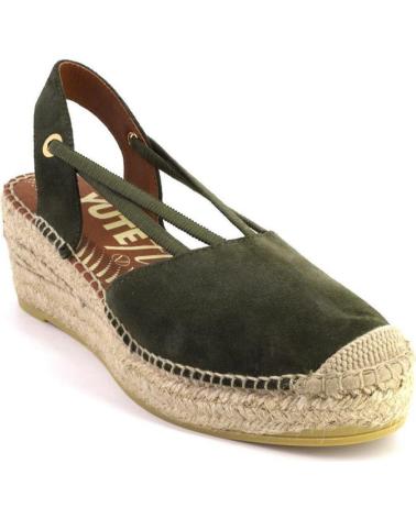 Woman Sandals VIGUERA 2219VITELO ALPARGATAS DE MUJER ANTE SERRAJE KAKI