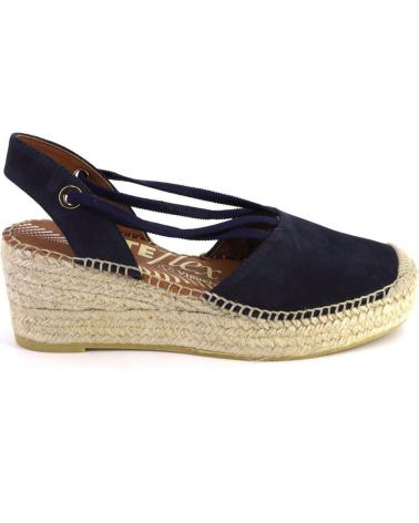 Woman Sandals VIGUERA 2219VITELO ALPARGATAS DE MUJER ANTE SERR AZUL MARINO