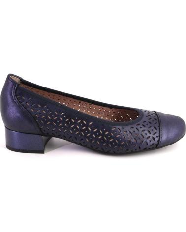Sabrinas de Mulher PITILLOS 10452 ZAPATOS DE MUJER PIEL AZUL MARINO
