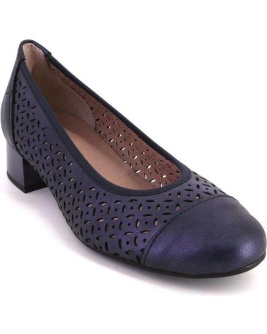 Bailarinas de Mujer PITILLOS 10452 ZAPATOS DE MUJER PIEL AZUL MARINO