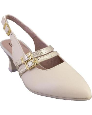 Sabrinas de Mulher PITILLOS 10517 ZAPATOS DE MUJER PIEL CREMA