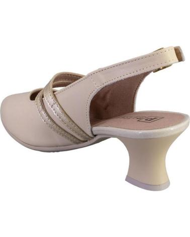 Sabrinas de Mulher PITILLOS 10517 ZAPATOS DE MUJER PIEL CREMA