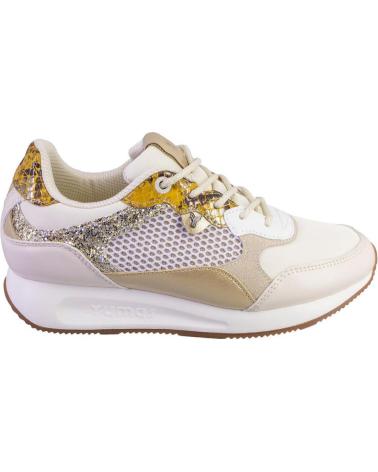 Woman Trainers YUMAS 54300 ZAPATILLAS CASUAL DE MUJER BEIGE