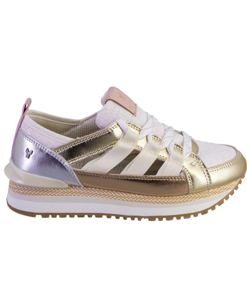 Woman Trainers YUMAS 5435 ZAPATILLAS CASUAL DE MUJER ORO