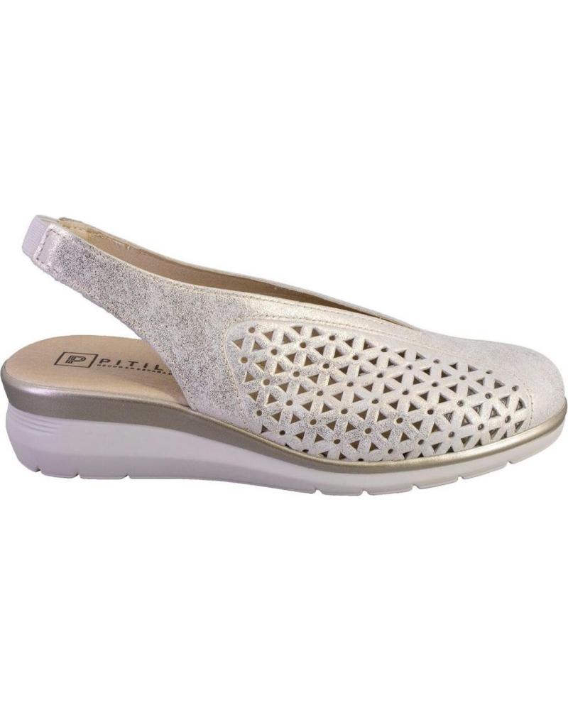 Sabrinas de Mulher PITILLOS 10370 ZAPATOS DE MUJER PIEL ORO