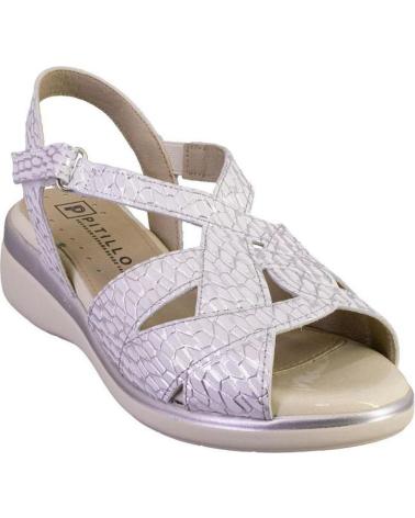 Sandali per Donna PITILLOS 10341 SANDALIAS DE MUJER PIEL PLATA