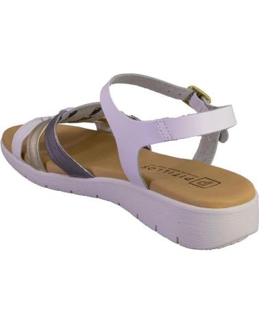 Sandales pour Femme PITILLOS 10601 SANDALIAS DE MUJER PIEL BLANCO