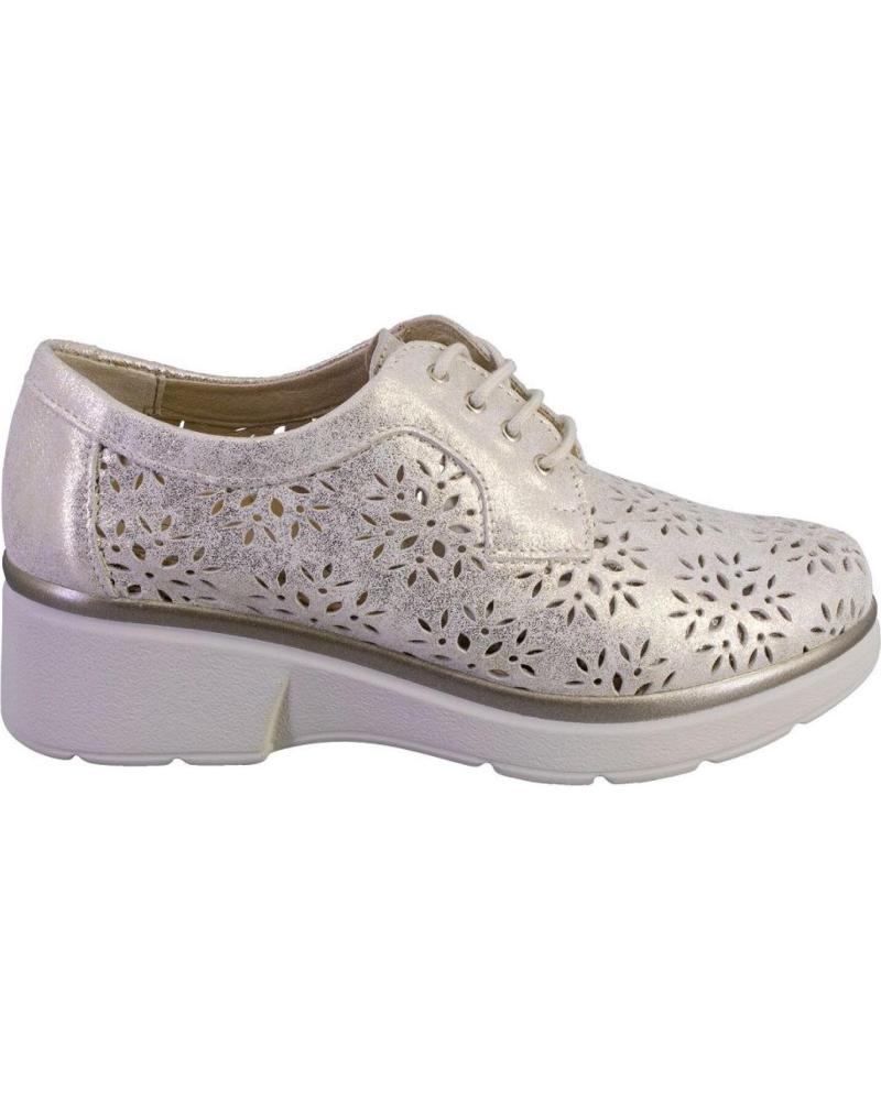Scarpe-De-Mujer-PITILLOS-10390-ZAPATOS-CON-CORDONES-DE-MUJER-PIEL-ORO