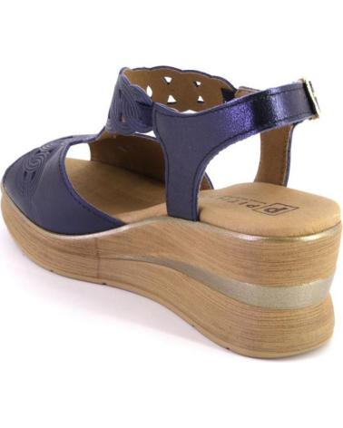 Sandali per Donna PITILLOS 10350 SANDALIAS DE MUJER PIEL AZUL MARINO
