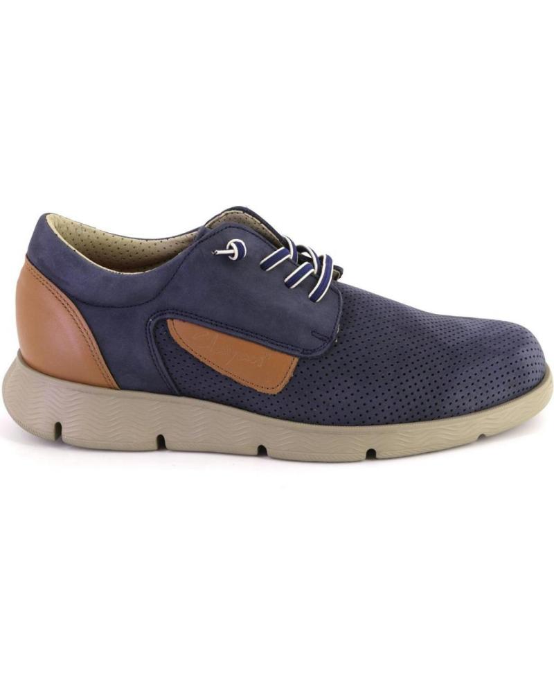 Shoes-De-Hombre-CLAYAN-3600-ZAPATILLAS-CASUAL-DE-HOMBRE-NOBUK-AZUL-MARINO