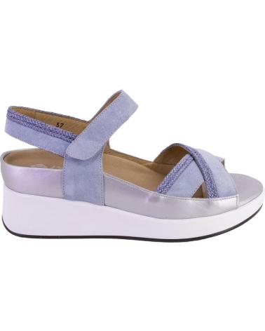Woman Sandals PIESANTO 250385 SANDALIAS DE MUJER PIEL AZUL JEANS