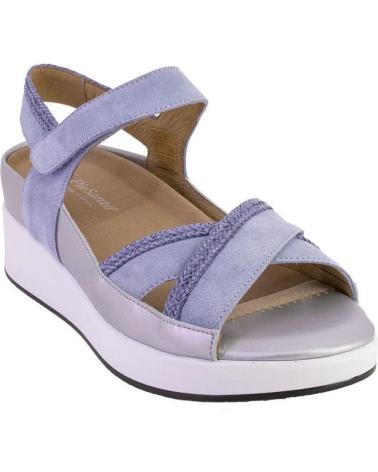 Woman Sandals PIESANTO 250385 SANDALIAS DE MUJER PIEL AZUL JEANS