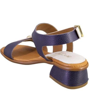 Sandals-De-Mujer-BARMINTON-4564-SANDALIAS-DE-MUJER-PIEL-AZUL-MARINO-Y-BLANCO