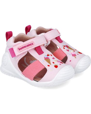 Sandálias de Menina BIOMECANICS SANDALIAS PARA NINA PRIMEROS PASOS 252183 HELADO ROSAB032