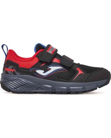 SAPATILHAS DESPORTIVAS JOMA PRETO COM DETALHES VERMELHOS NEGRO
