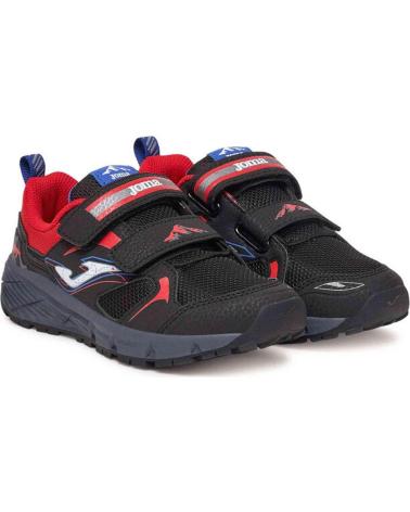 SAPATILHAS DESPORTIVAS JOMA PRETO COM DETALHES VERMELHOS NEGRO