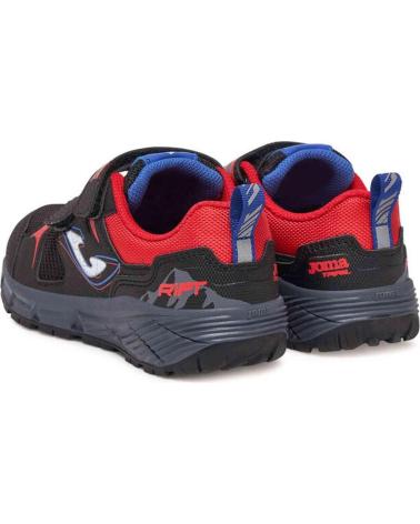 SAPATILHAS DESPORTIVAS JOMA PRETO COM DETALHES VERMELHOS NEGRO