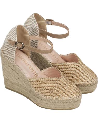 Woman Sandals MACARENA ALPARGATA ALBA21 PARA MUJER EN COLOR BEIGE
