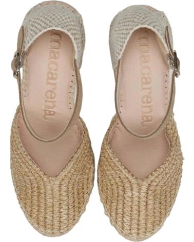 Woman Sandals MACARENA ALPARGATA ALBA21 PARA MUJER EN COLOR BEIGE