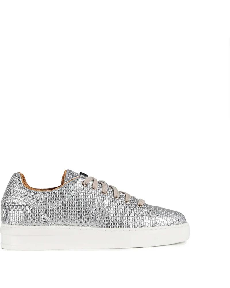 Sportif-De-Mujer-POPA-ZAPATILLAS-PARA-MUJER-EN-COLOR-PLATEADO