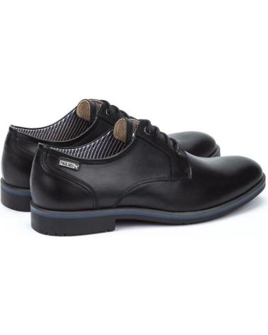 Scarpe-De-Hombre-PIKOLINOS-4130-ZAPATOS-CON-CORDONES-DE-HOMBRE-PIEL-NEGRO