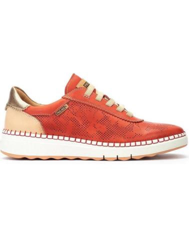 Sportivo-De-Mujer-PIKOLINOS-6621C1-ZAPATILLAS-CASUAL-DE-MUJER-PIEL-ROJO